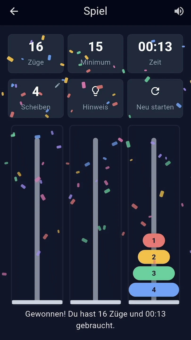 Türme von Hanoi Screenshot 3